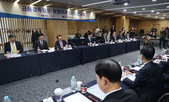 이찬진 금감원장, 보험사 CEO들과 간담회