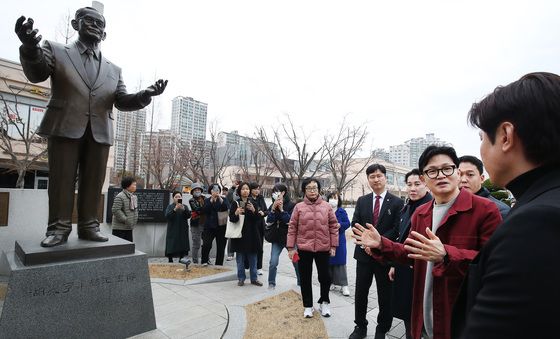 대구지역 소상공인과 만난 한동훈