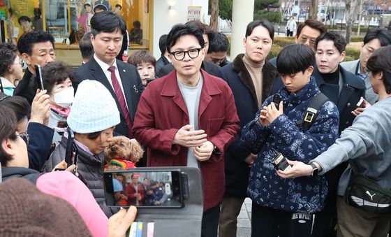 대구시민과 만난 한동훈