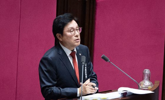 무제한토론하는 박형수 국민의힘 의원