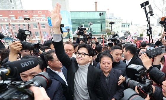 대구 서문시장 찾은 한동훈