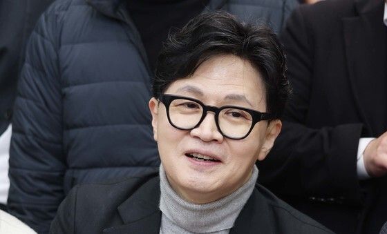 서문시장 국수 먹는 한동훈