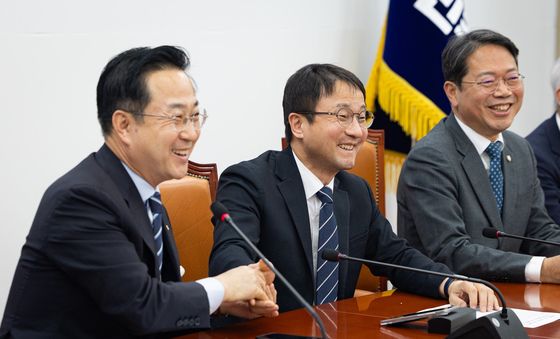 민주 공소취소 국조추진위원회 한병도 위원장과 박성준 부위원장