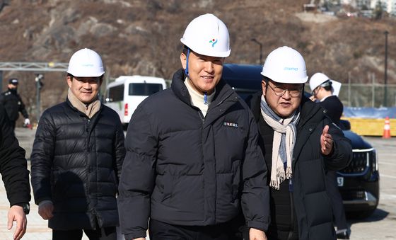 성수동 삼표레미콘 부지 사업 현장 찾은 오세훈 시장