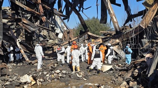 음성 생활용품 제조공장 화재 합동감식