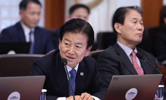 발언하는 정동영 통일부 장관