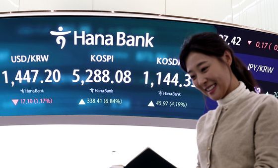 상승 마감한 코스피·코스닥