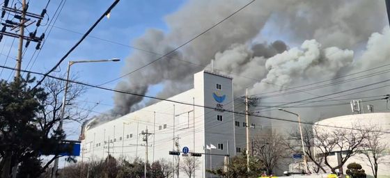 경기 시흥시 SPC삼립 공장 화재, 소방 대응 1단계