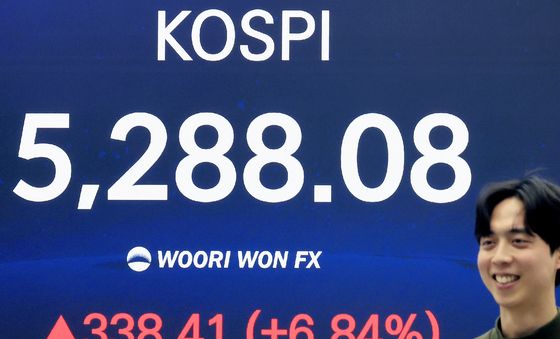 5,300지수 코앞 최고점 마감한 코스피