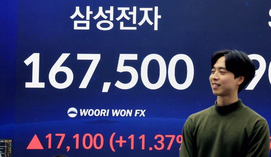 11%넘게 상승한 삼성전자