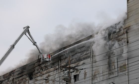시흥 정왕동 SPC삼립 공장 화재 발생