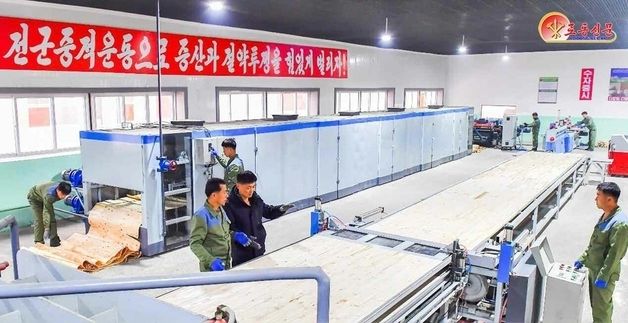 '목재 가공품' 생산 강조하는 북한