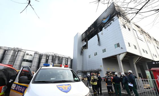 SPC삼립 시화공장…경찰·소방 합동감식 시작