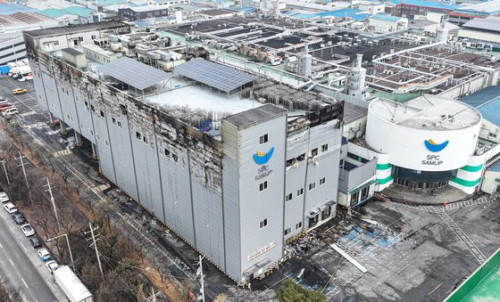 대형 화재로 멈춘 SPC삼립 시화공장