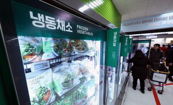 채소값 출렁이자 냉동채소 수요 증가