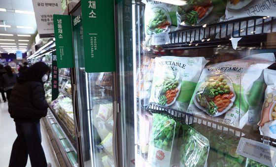 이상기후에 신선채소 대신 냉동채소 수요 증가
