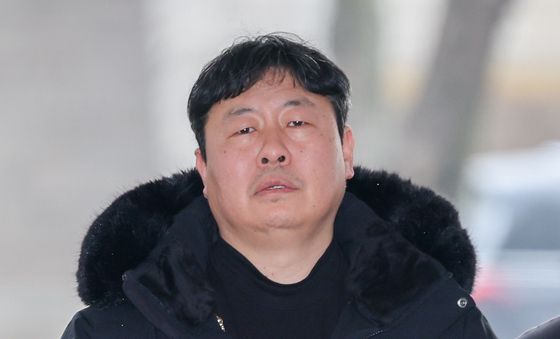 영장심사 향하는 고진수 지부장