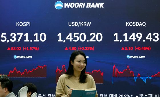 다시 치고 올라가는 한국 증시