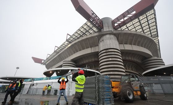 밀라노 동계올림픽 개막식 준비 한창