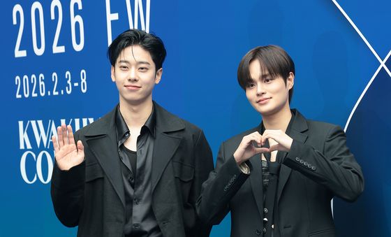 김동현·이대휘, 서울패션위크 참석