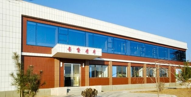 북한 은파군 대청농장에 준공된 공공건물