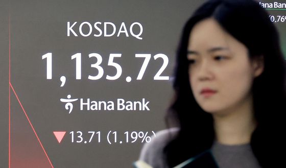 하락세로 출발한 코스닥