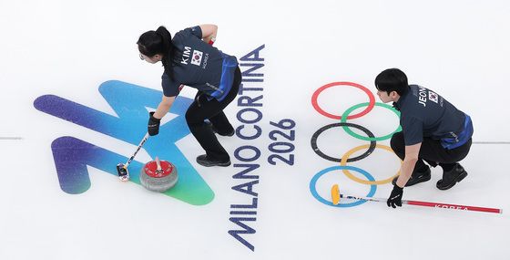 컬링 믹스더블 출전한 김선영·정영석