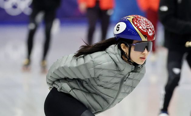 훈련하는 김길리