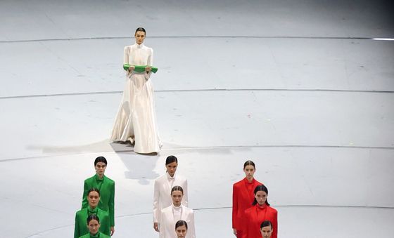 밀라노 동계올림픽 개회식, 이탈리아 국기 등장