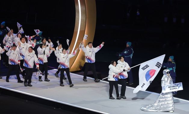 대한민국 선수단, 밀라노·코르티나 동계올림픽 입장