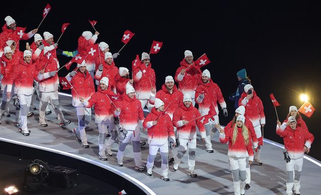 스위스 선수단 입장