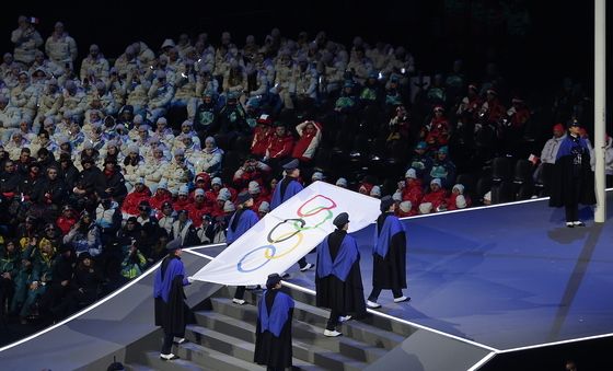 '올림픽기 입장'