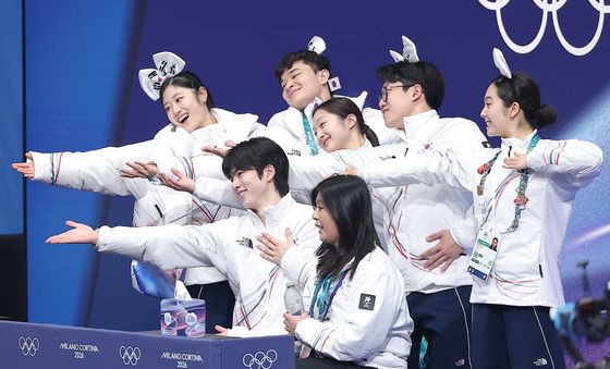 차준환의 마무리 포즈