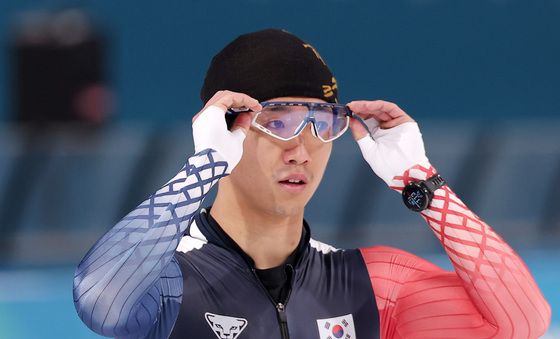 고글 착용하는 김준호