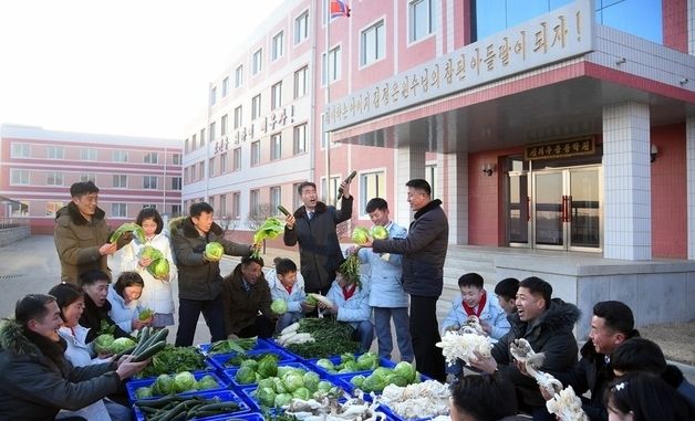 北, 신의주온실종합농장 첫 수확…신의주 주민들에 전달