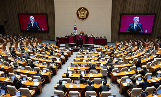 서왕진 조국혁신당 원내대표, 비교섭단체 대표연설