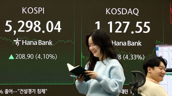 코스피 4%대 상승 마감