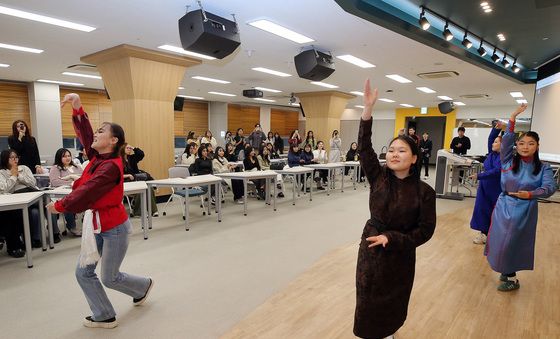 외국인 유학생들의 설맞이