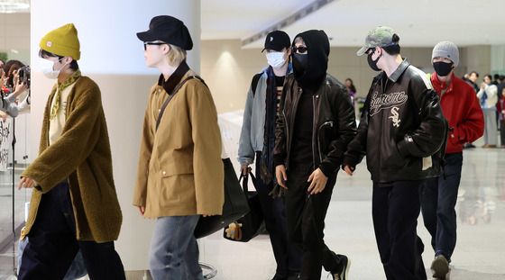 BTS '화보같은 귀국'