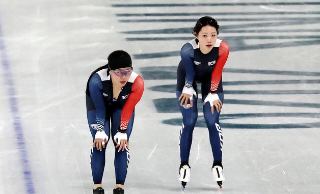 적응 훈련하는 박지우·임리원