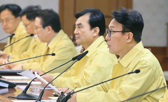 모두발언하는 김민석 국무총리