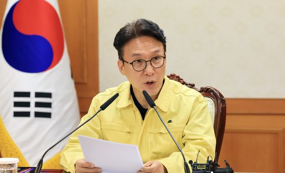 모두발언하는 김민석 국무총리