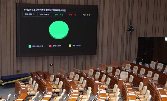 국민투표법 개정안 국회 본회의 통과