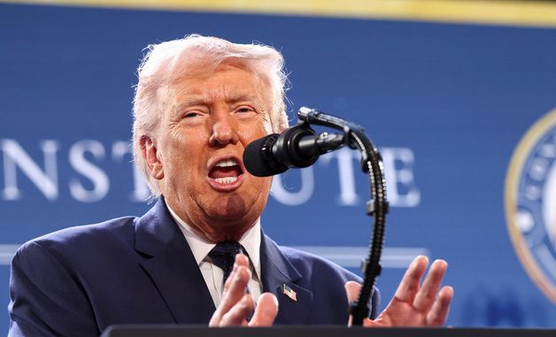 [포토] 공화당 당원들에게 연설하는 트럼프 대통령