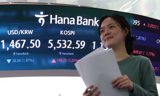 5500선 회복한 코스피