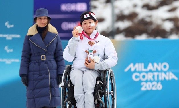 은메달 획득한 김윤지