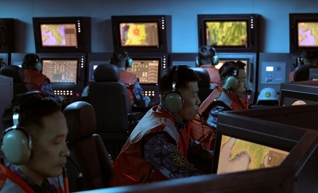 '최현호'서 전략순항미사일 시험발사 중인 북한