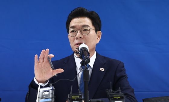 정원오 예비후보, 서울시청 출입기자단 간담회