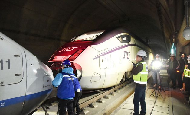 SR, KTX 수서고속선 탈선대비 비상대응 훈련 실시