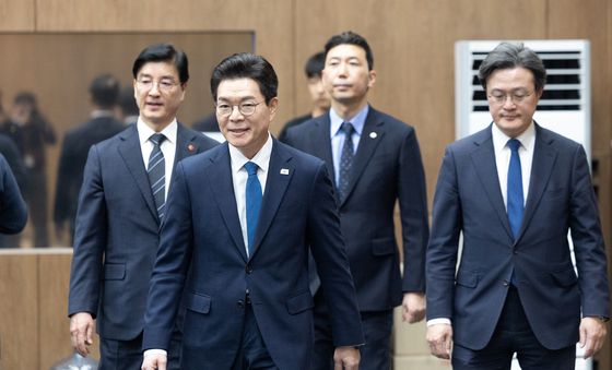 프레스데이 참석하는 정원오 서울시장 예비후보자